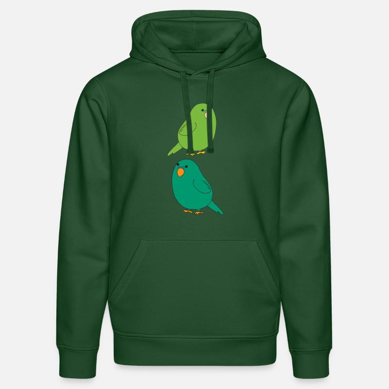 Perruche 2fold - Sweat à capuche bio DRUMMER Stanley/Stella Unisexe - vert bouteille
