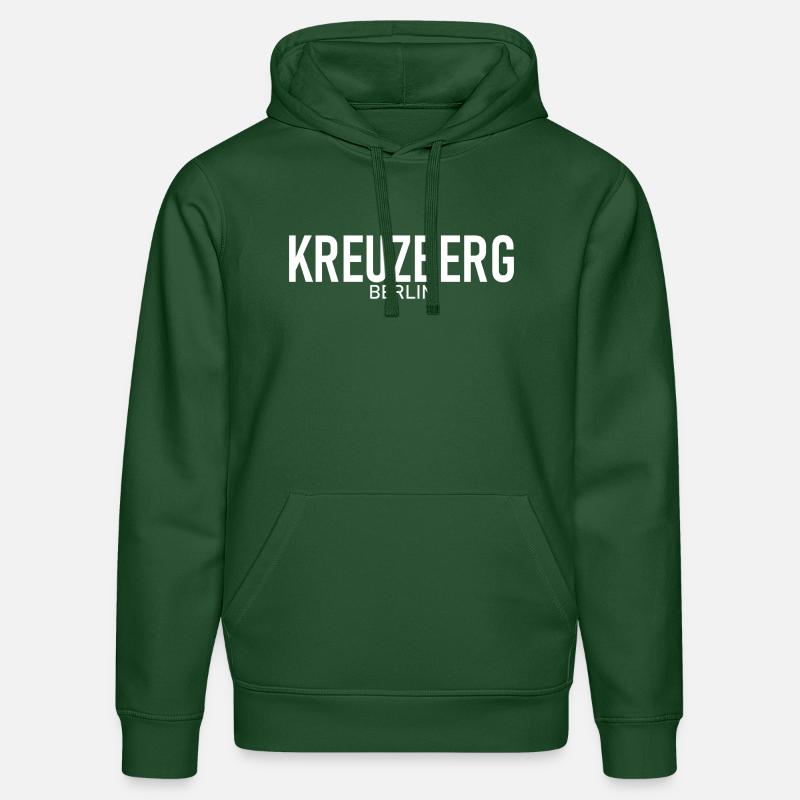 Kreuzberg - Berlin - District - Germany - Stanley/Stella DRUMMER Unisex Organic Hoodie - bottle green