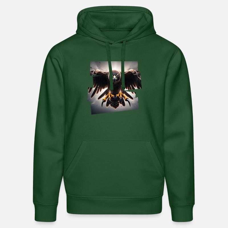 Attaque frontale de l’aigle - Sweat à capuche bio DRUMMER Stanley/Stella Unisexe - undefined