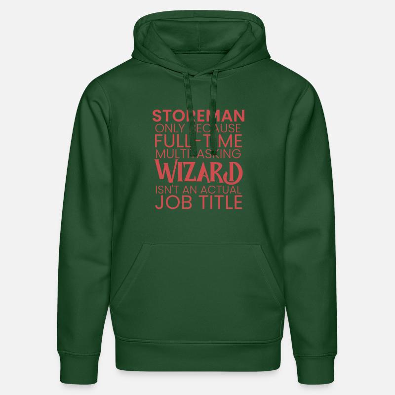 Storeman multitasking Wizard - Stanley/Stella Unisex Bio-Hoodie DRUMMER  - Flaschengrün
