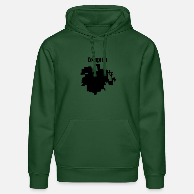 Noir Compton - Sweat à capuche bio DRUMMER Stanley/Stella Unisexe - vert bouteille