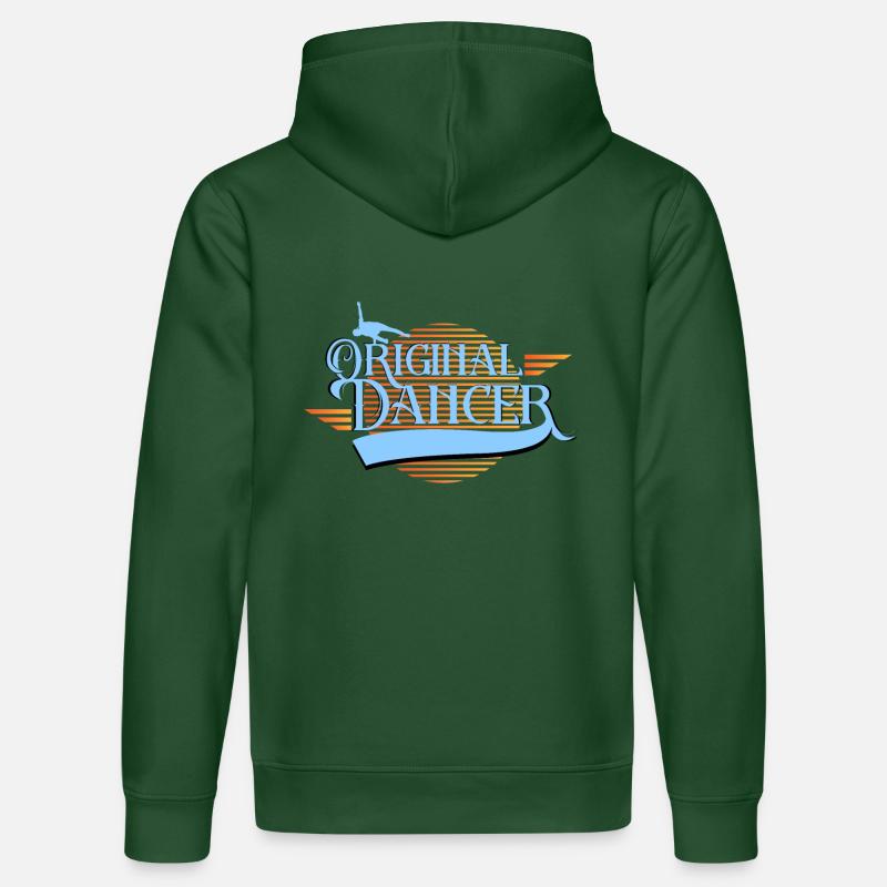 Danseuse originale - Sweat à capuche bio DRUMMER Stanley/Stella Unisexe - vert bouteille