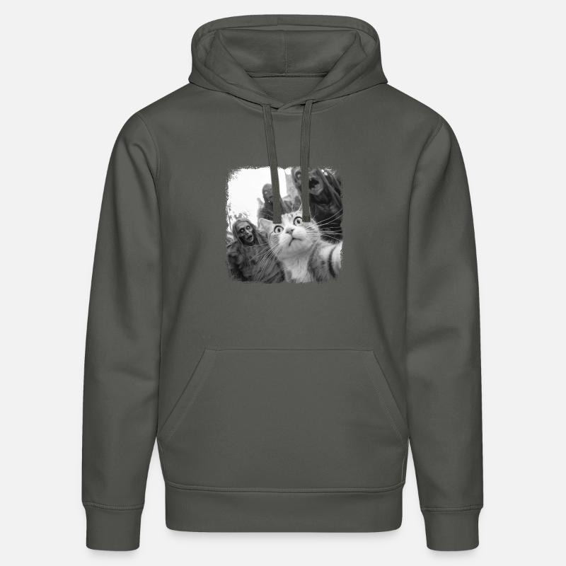 Zombiecalypse - Sweat à capuche bio DRUMMER Stanley/Stella Unisexe - charbon