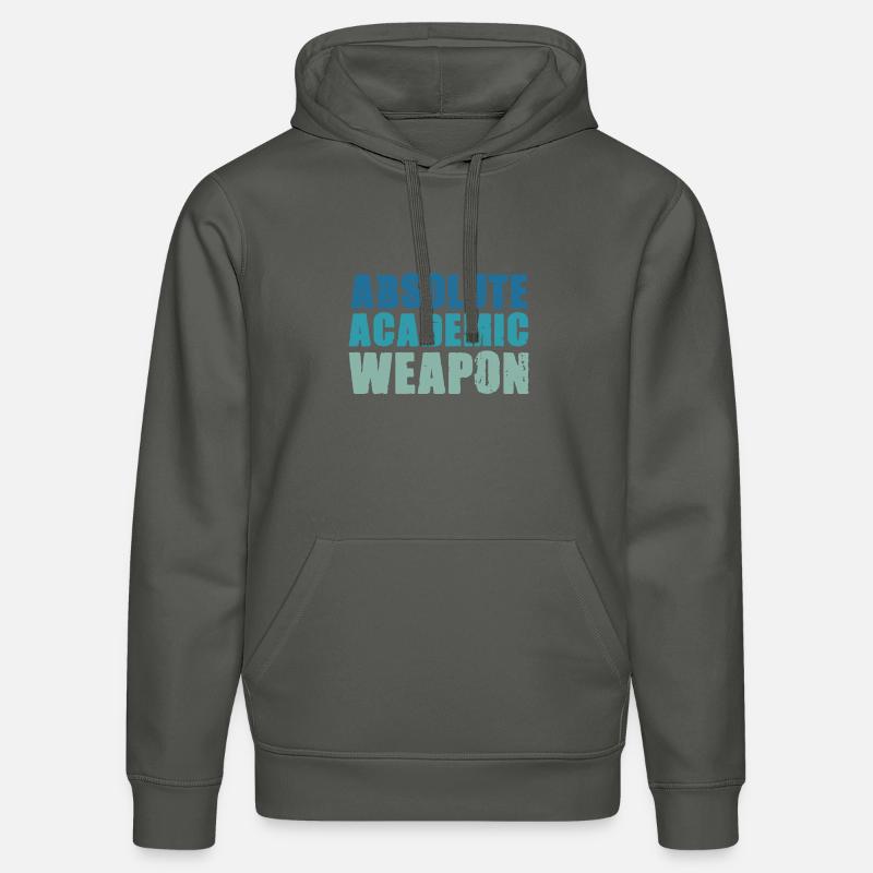 Studenten Absolute Academic Weapon - Stanley/Stella Unisex Bio-Hoodie DRUMMER  - Anthrazit