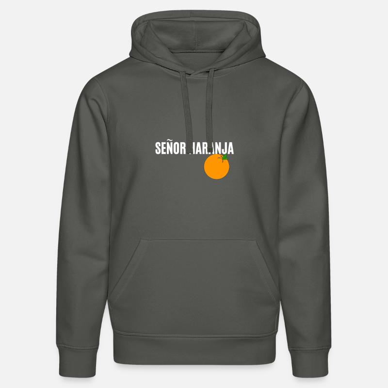 Señor Naranja - Sweat à capuche bio DRUMMER Stanley/Stella Unisexe - charbon