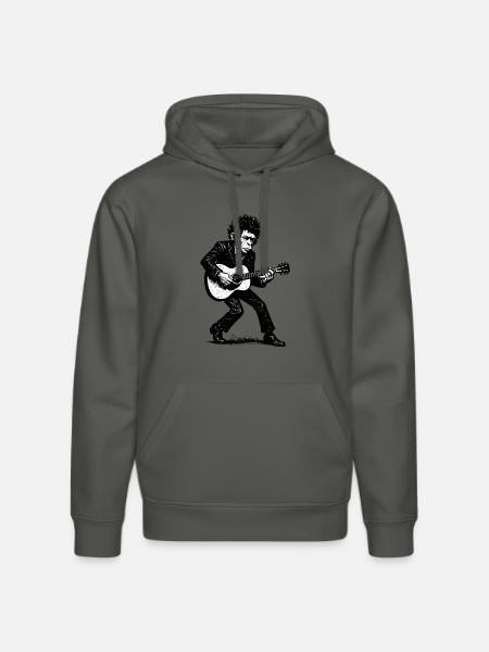 Singer Songwriter | The Monkey Dancer - Stanley/Stella DRUMMER Unisex Organic Hoodie - anthracite