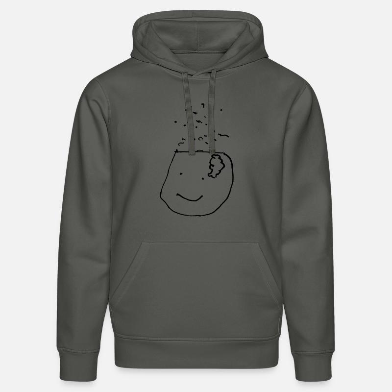 brain - Stanley/Stella Unisex Bio-Hoodie DRUMMER  - Anthrazit