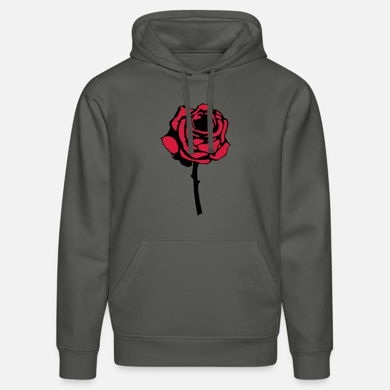 rose - Sweat à capuche bio DRUMMER Stanley/Stella Unisexe - charbon