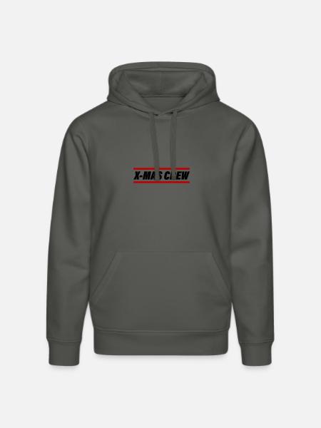 X Mas Crew Christmas - Stanley/Stella DRUMMER Unisex Organic Hoodie - anthracite