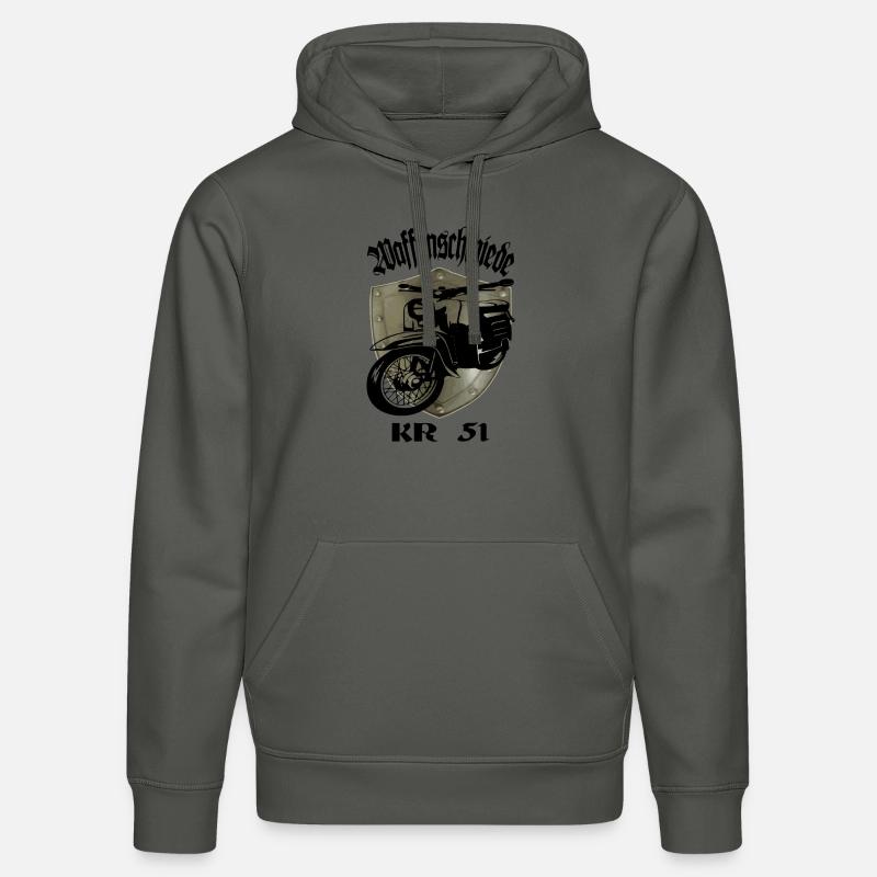 Simson Schwalbe Moped KR 51 - Stanley/Stella Unisex Bio-Hoodie DRUMMER - Anthrazit