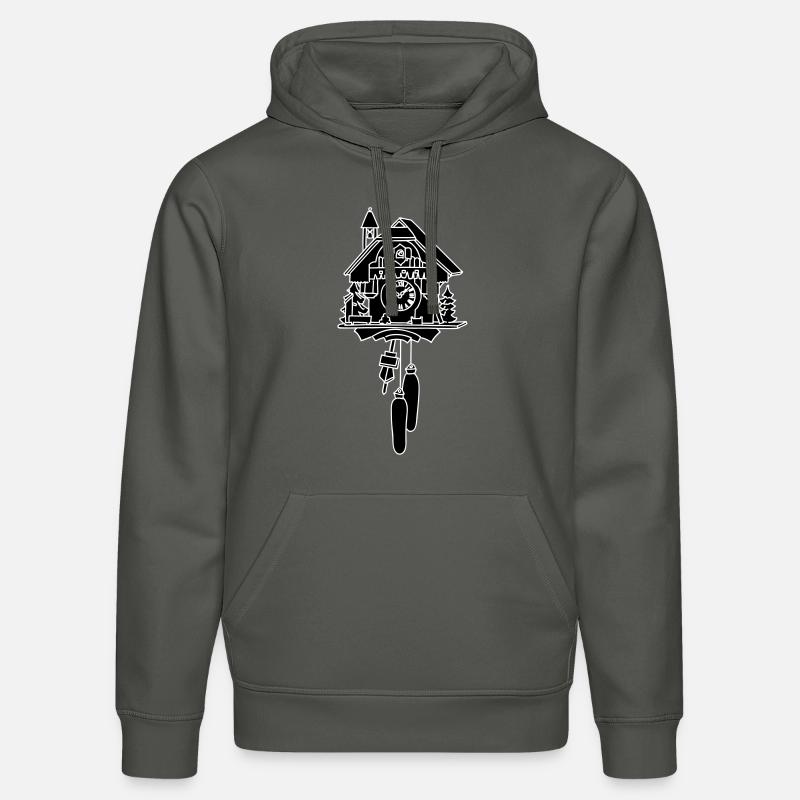 L'horloge de coucou 2 - Sweat à capuche bio DRUMMER Stanley/Stella Unisexe - charbon