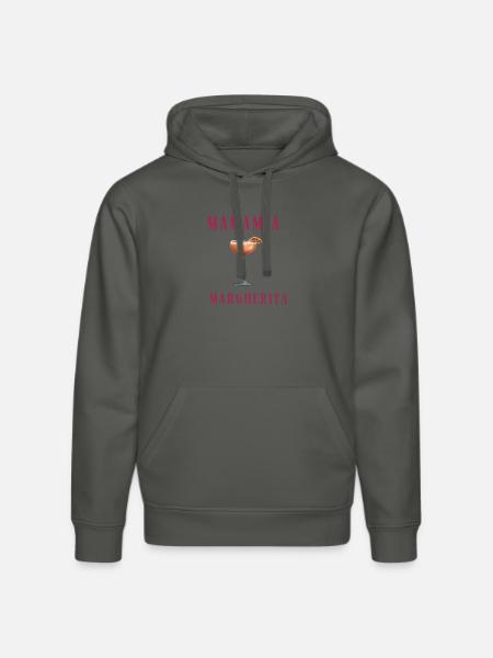 Mamamia Margherita - Stanley/Stella Unisex Bio-Hoodie DRUMMER - Anthrazit