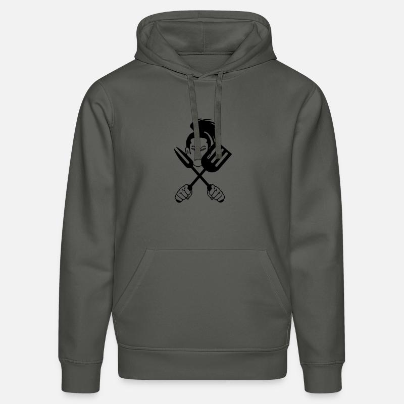 Japanischer Samurai-Koch - Stanley/Stella Unisex Bio-Hoodie DRUMMER  - Anthrazit