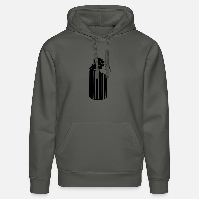 Mousse à raser - Sweat à capuche bio DRUMMER Stanley/Stella Unisexe - charbon