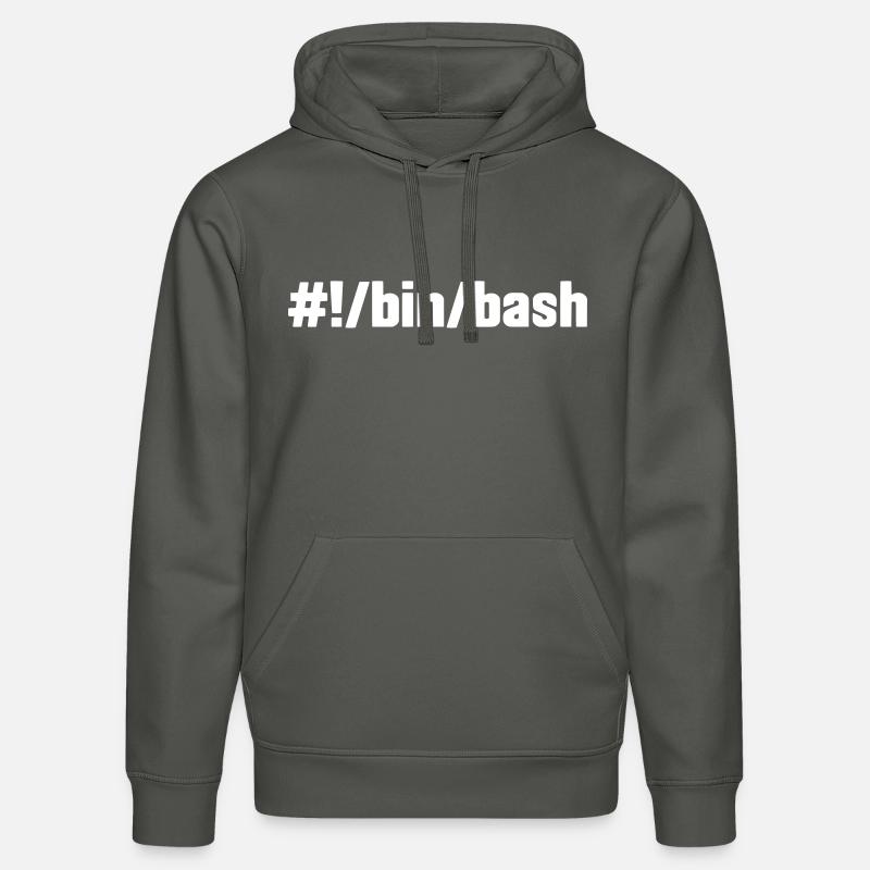 #!/bin/bash - Linux Shell - Stanley/Stella Unisex Bio-Hoodie DRUMMER  - Anthrazit