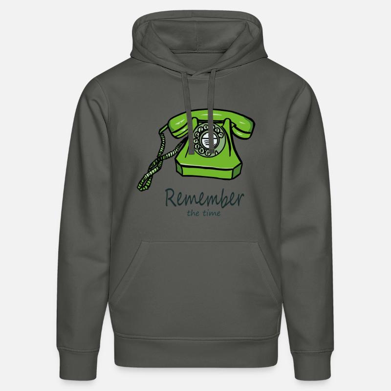 RememberTelefon - Sweat à capuche bio DRUMMER Stanley/Stella Unisexe - charbon