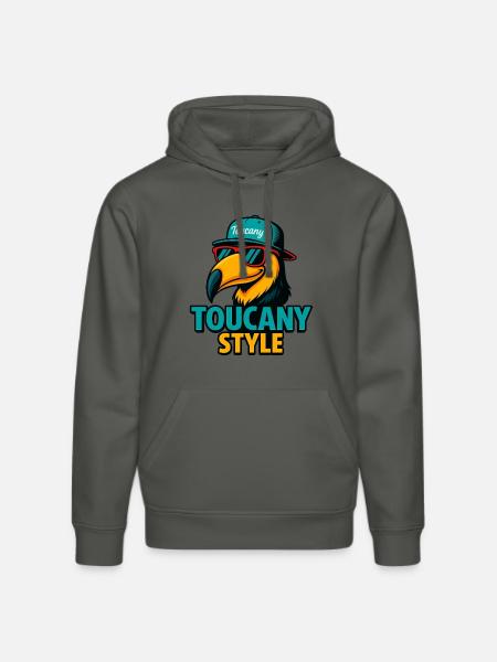 Toucany Style - Stanley/Stella Unisex Bio-Hoodie DRUMMER  - Anthrazit