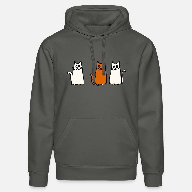 Rencontre de chat - Sweat à capuche bio DRUMMER Stanley/Stella Unisexe - charbon
