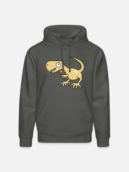 Dinosaurier - T-Rex - Stanley/Stella Unisex Bio-Hoodie DRUMMER - Anthrazit