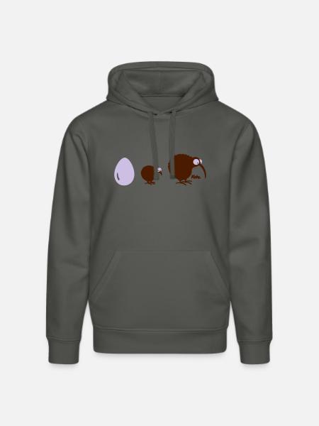 Kiwilution (c) - Stanley/Stella DRUMMER Unisex Organic Hoodie - anthracite