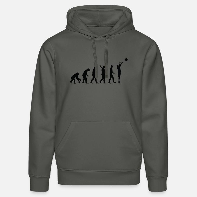 Evolution basket b - Sweat à capuche bio DRUMMER Stanley/Stella Unisexe - charbon