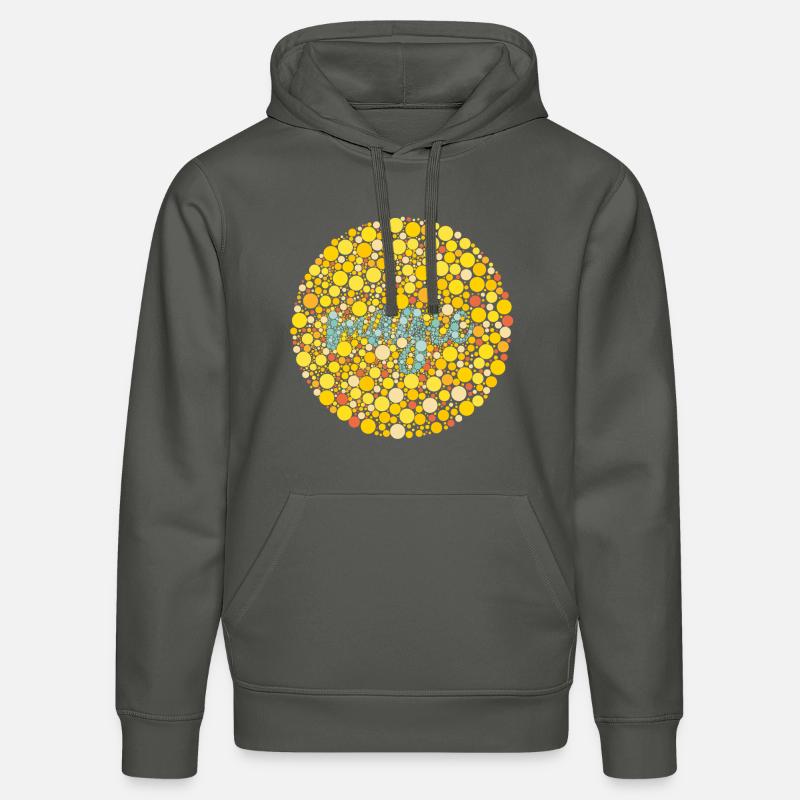 Test d'oeil magique - Sweat à capuche bio DRUMMER Stanley/Stella Unisexe - charbon