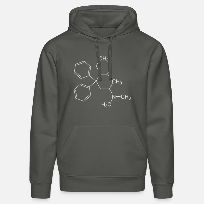 Methadon Strukturformel - Stanley/Stella Unisex Bio-Hoodie DRUMMER  - Anthrazit