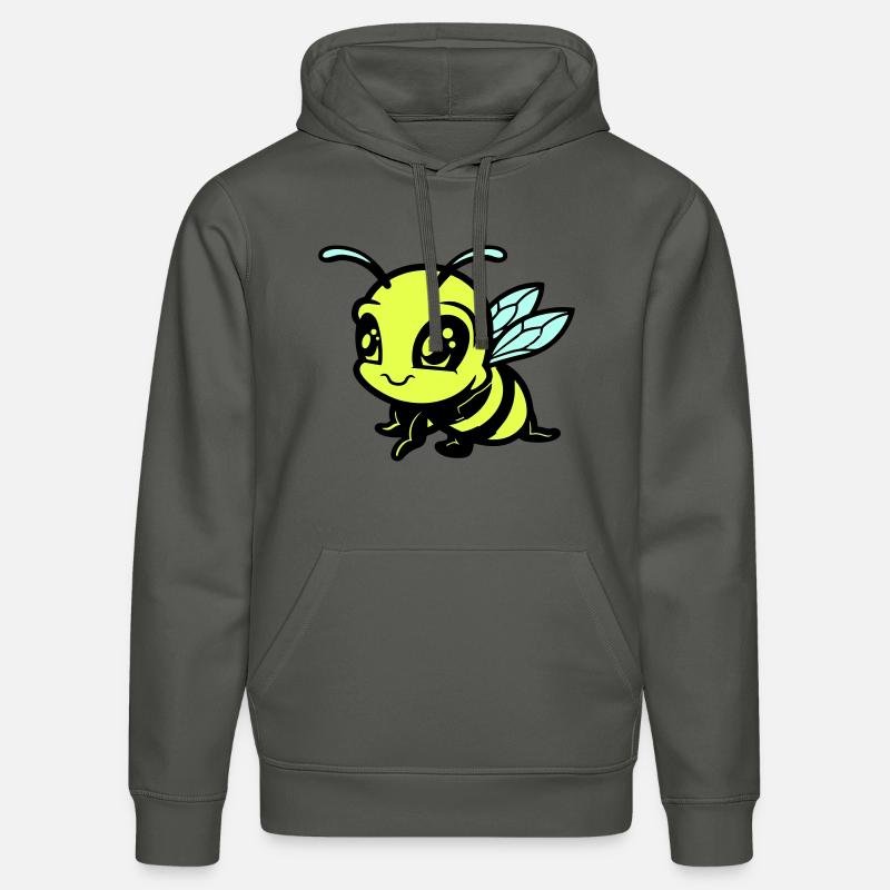 biene hummel comic - Stanley/Stella Unisex Bio-Hoodie DRUMMER  - Anthrazit