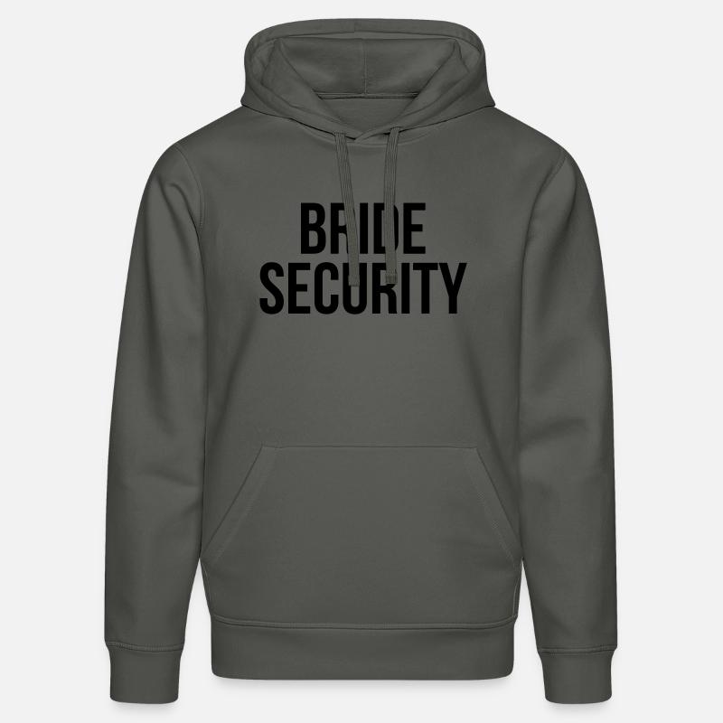 Bride security - Sweat à capuche bio DRUMMER Stanley/Stella Unisexe - charbon