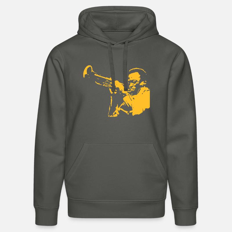 Miles Davis - Sweat à capuche bio DRUMMER Stanley/Stella Unisexe - charbon