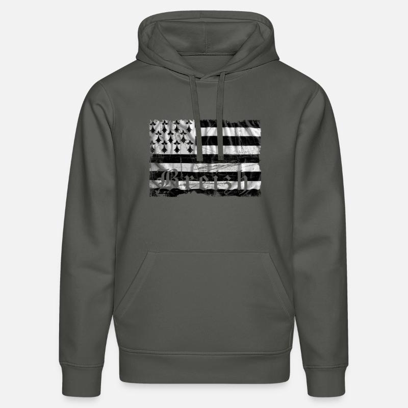 Breizh - Sweat à capuche bio DRUMMER Stanley/Stella Unisexe - charbon