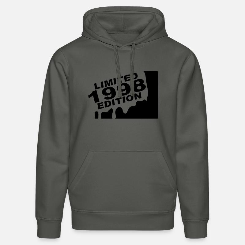 année 1998 limited edition - Sweat à capuche bio DRUMMER Stanley/Stella Unisexe - charbon