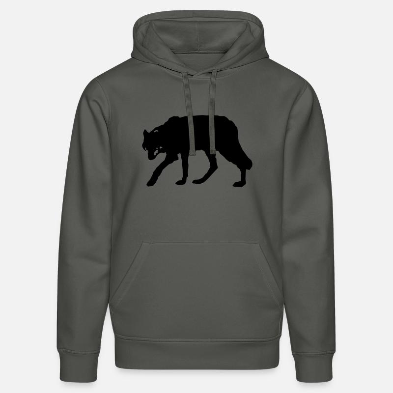 wolf_2 - Stanley/Stella Unisex Bio-Hoodie DRUMMER  - Anthrazit