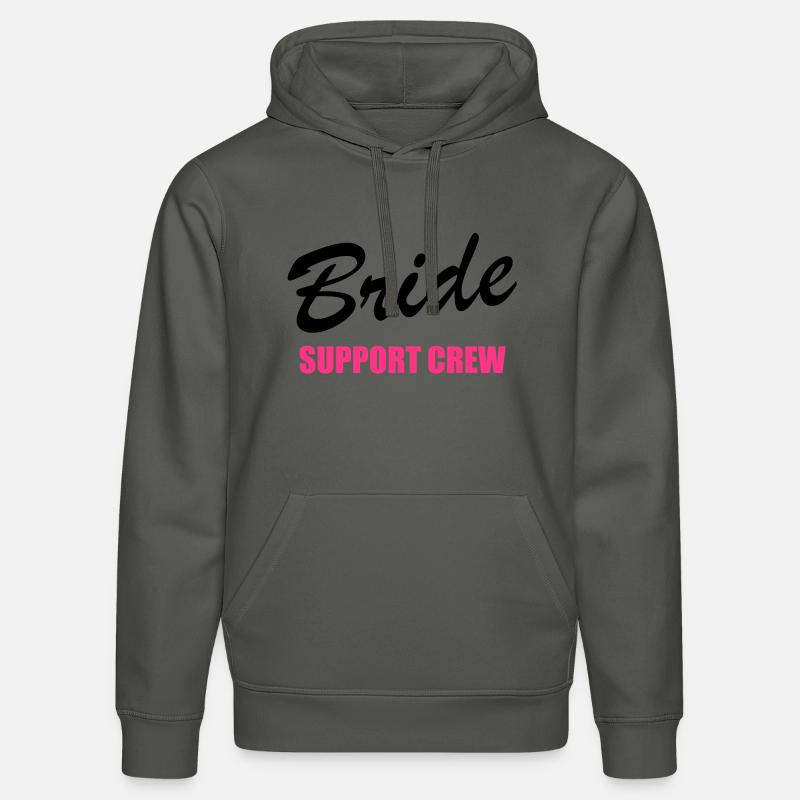 Bride Support Crew 2clr - Stanley/Stella Unisex Bio-Hoodie DRUMMER  - Anthrazit