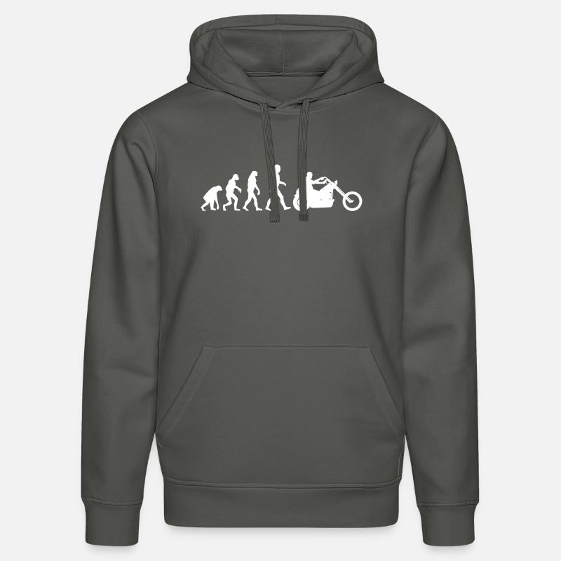 Biker Evolution Chopper - Stanley/Stella Unisex Bio-Hoodie DRUMMER  - Anthrazit