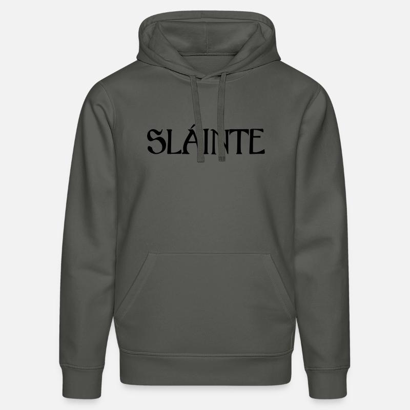 Slainte text de - Stanley/Stella Unisex Bio-Hoodie DRUMMER  - Anthrazit