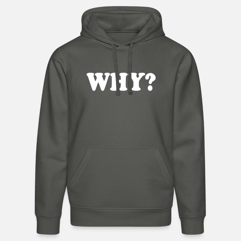 Why - Sweat à capuche bio DRUMMER Stanley/Stella Unisexe - charbon