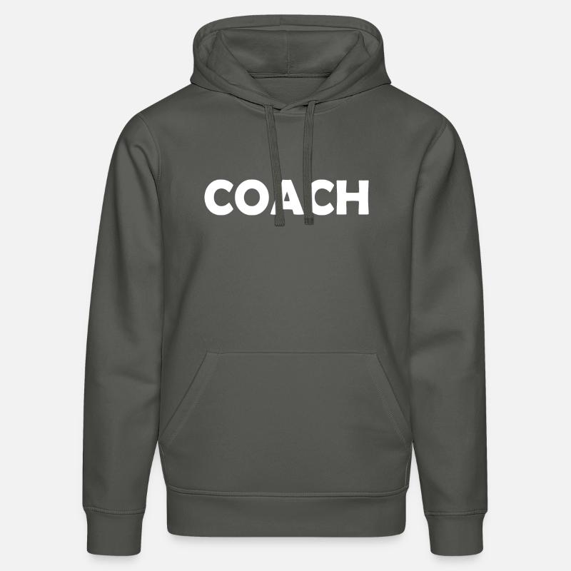 Coach - Sweat à capuche bio DRUMMER Stanley/Stella Unisexe - charbon