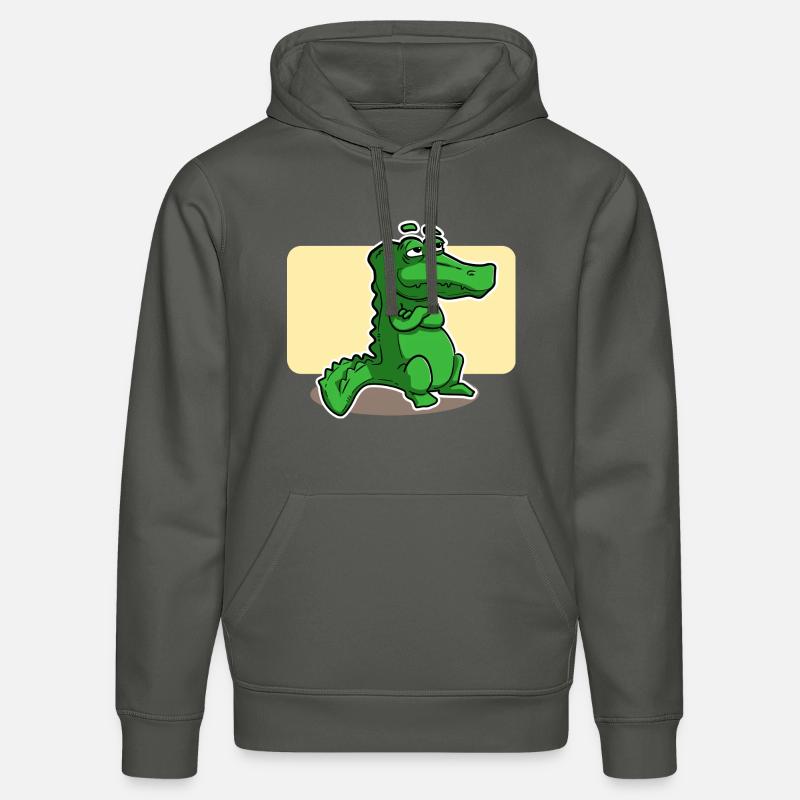 crocodile doux - Sweat à capuche bio DRUMMER Stanley/Stella Unisexe - charbon