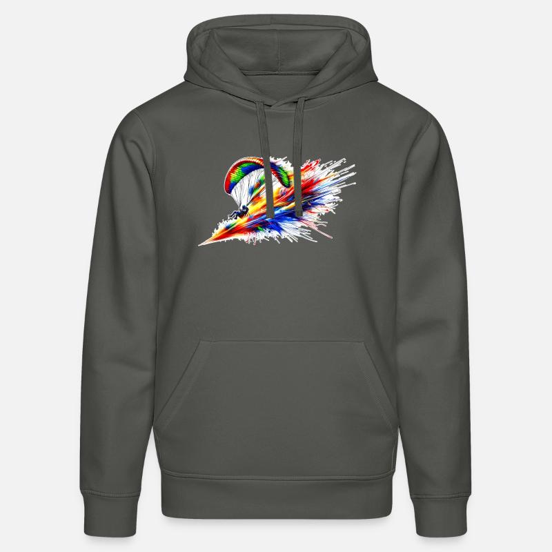 Paragleiter - Farbsplash - Stanley/Stella Unisex Bio-Hoodie DRUMMER - Anthrazit