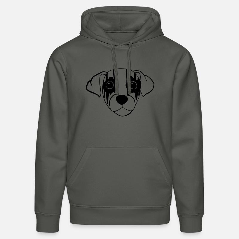 Black Metal chien - Sweat à capuche bio DRUMMER Stanley/Stella Unisexe - charbon