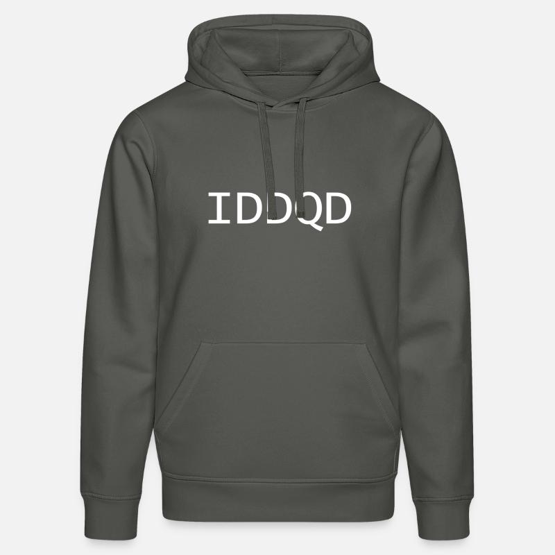 IDDQD - DOOM II Cheater - Sweat à capuche bio DRUMMER Stanley/Stella Unisexe - charbon