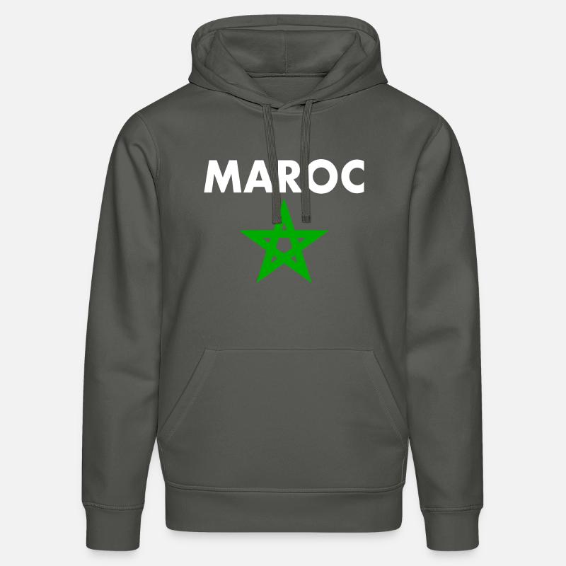 Marokko - Stanley/Stella Unisex Bio-Hoodie DRUMMER  - Anthrazit