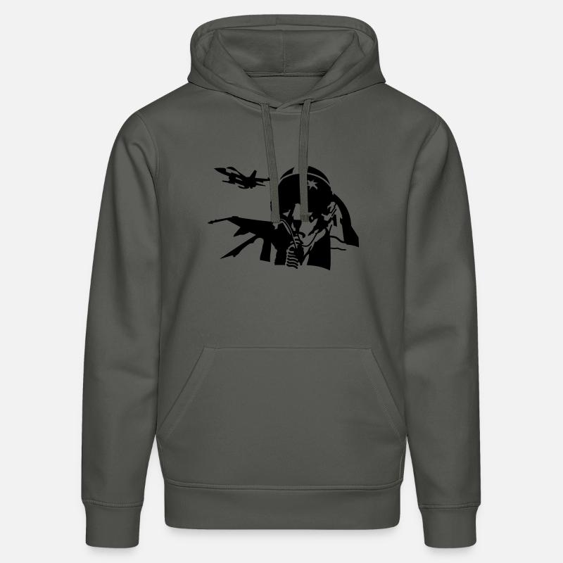 pilot_2 - Sweat à capuche bio DRUMMER Stanley/Stella Unisexe - charbon