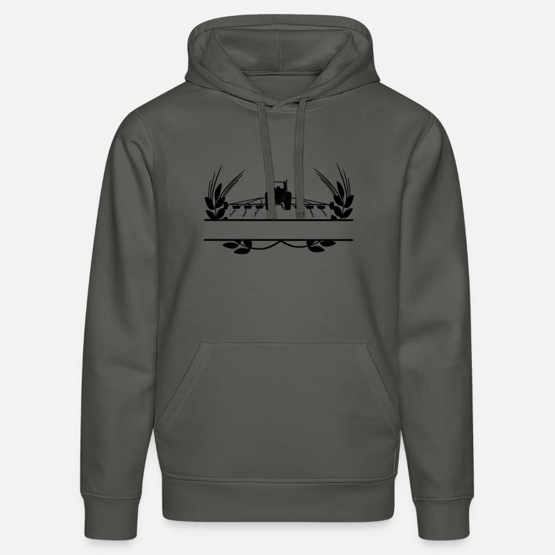 Ackerbau Traktor Getreideanbau - Stanley/Stella Unisex Bio-Hoodie DRUMMER  - Anthrazit