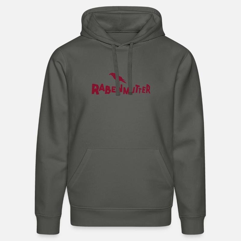 Rabenmutter - Mutter - Mama - Mami - Rabe - Stanley/Stella Unisex Bio-Hoodie DRUMMER  - Anthrazit