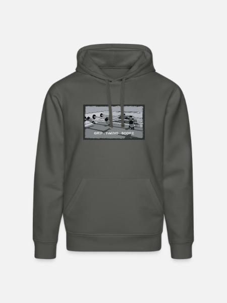 Foosball – Grip, Timing, Goal - Stanley/Stella DRUMMER Unisex Organic Hoodie - anthracite