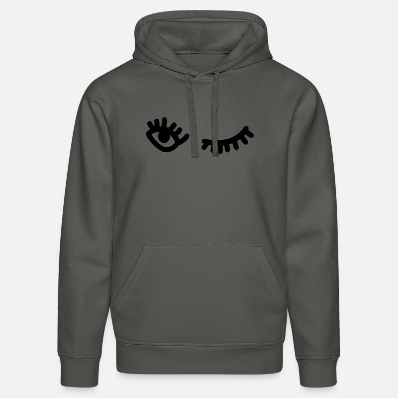 Clin d’œil - Sweat à capuche bio DRUMMER Stanley/Stella Unisexe - charbon