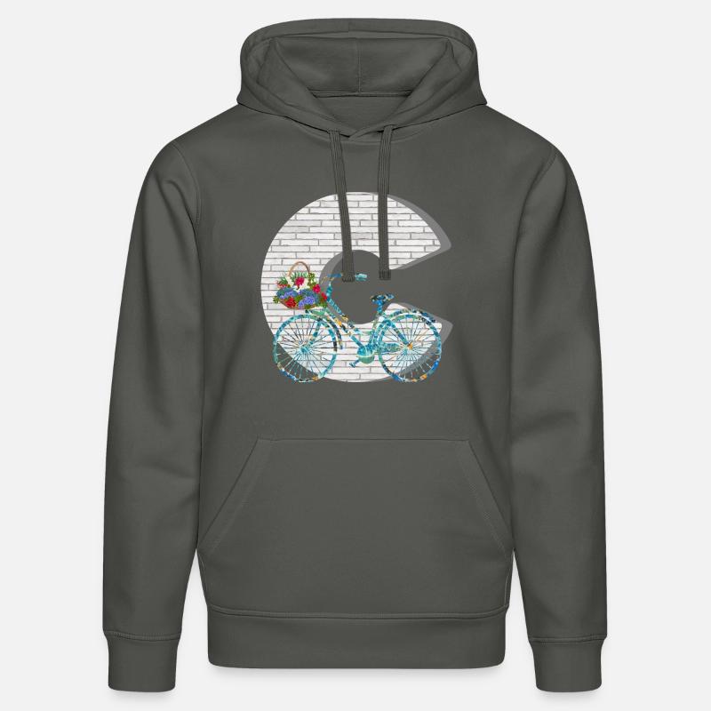 fahrrad e 100 c - Stanley/Stella Unisex Bio-Hoodie DRUMMER  - Anthrazit