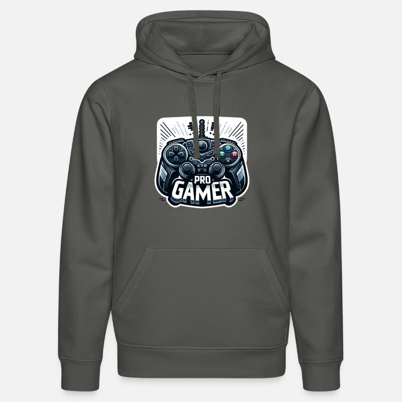Pro Gamer - Controller Illustration - Stanley/Stella Unisex Bio-Hoodie DRUMMER  - Anthrazit